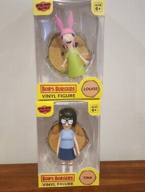 Bob's Burgers Tina & Louise Vinyl Figure Set CultureFly FlyGuys NIB
